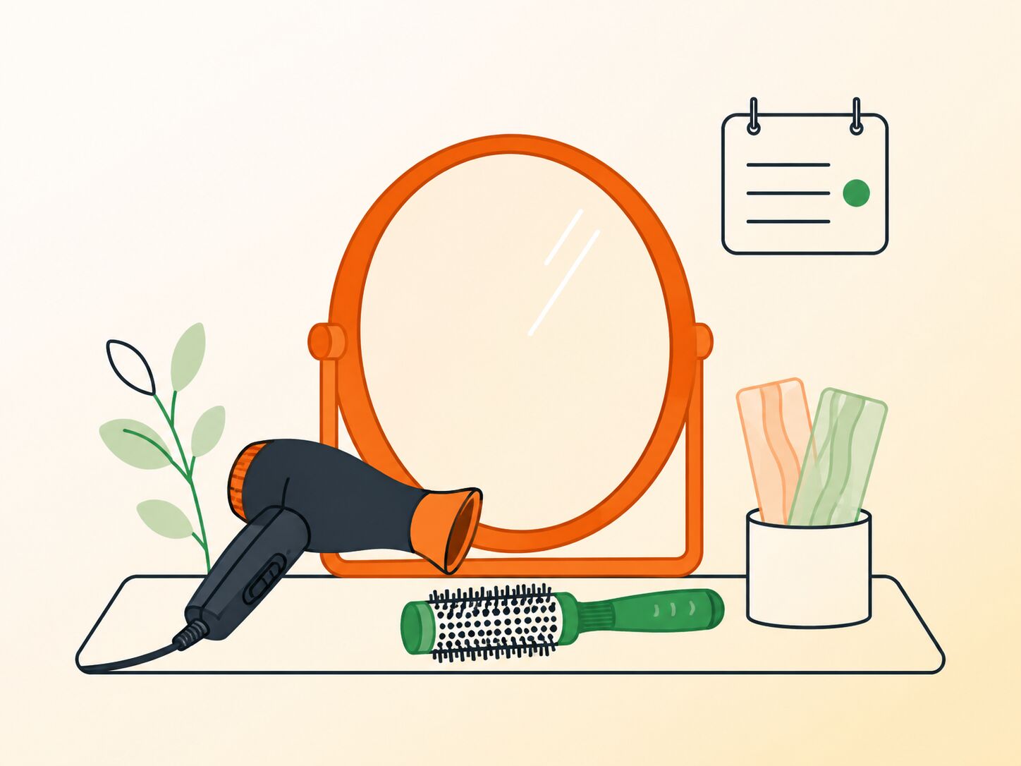 Hair Salon illustration